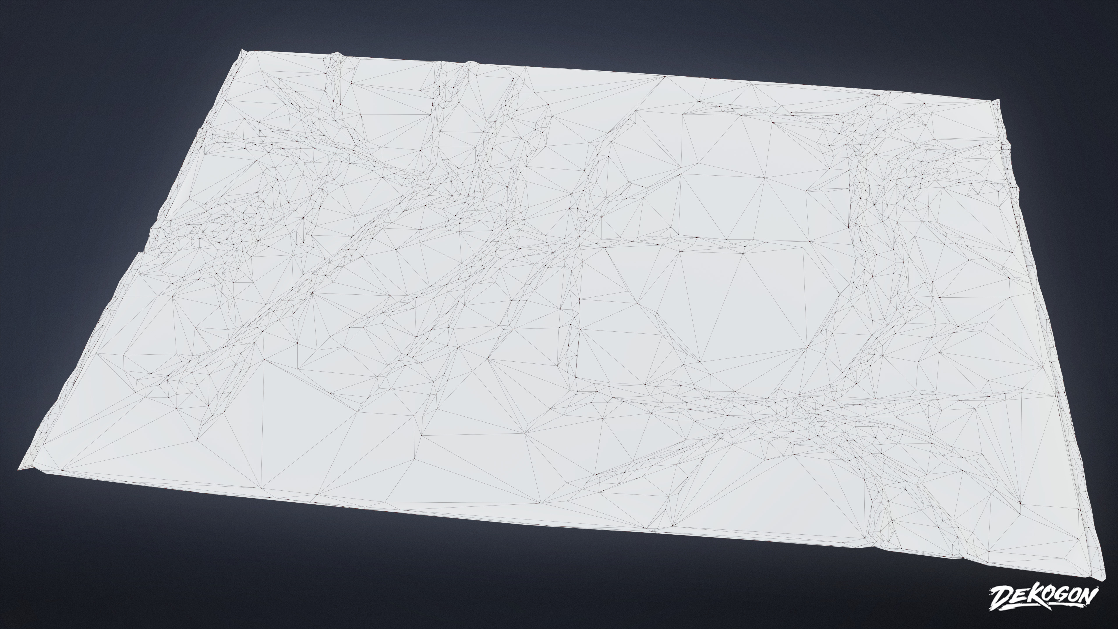 SUBURBS - Rug Set 19 - LOW POLY AND NANITE Low-poly 3D model_7