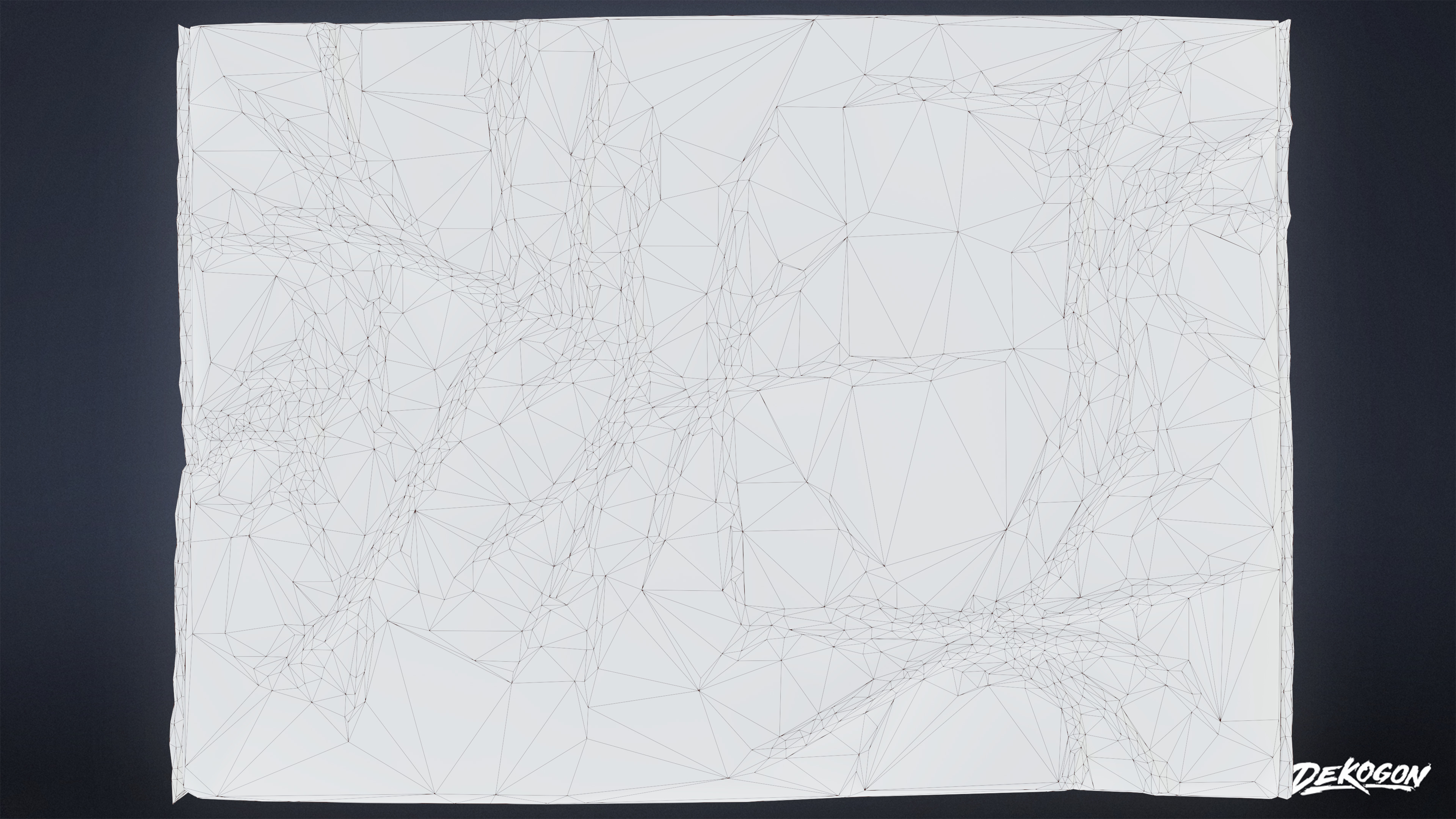 SUBURBS - Rug Set 19 - LOW POLY AND NANITE Low-poly 3D model_8