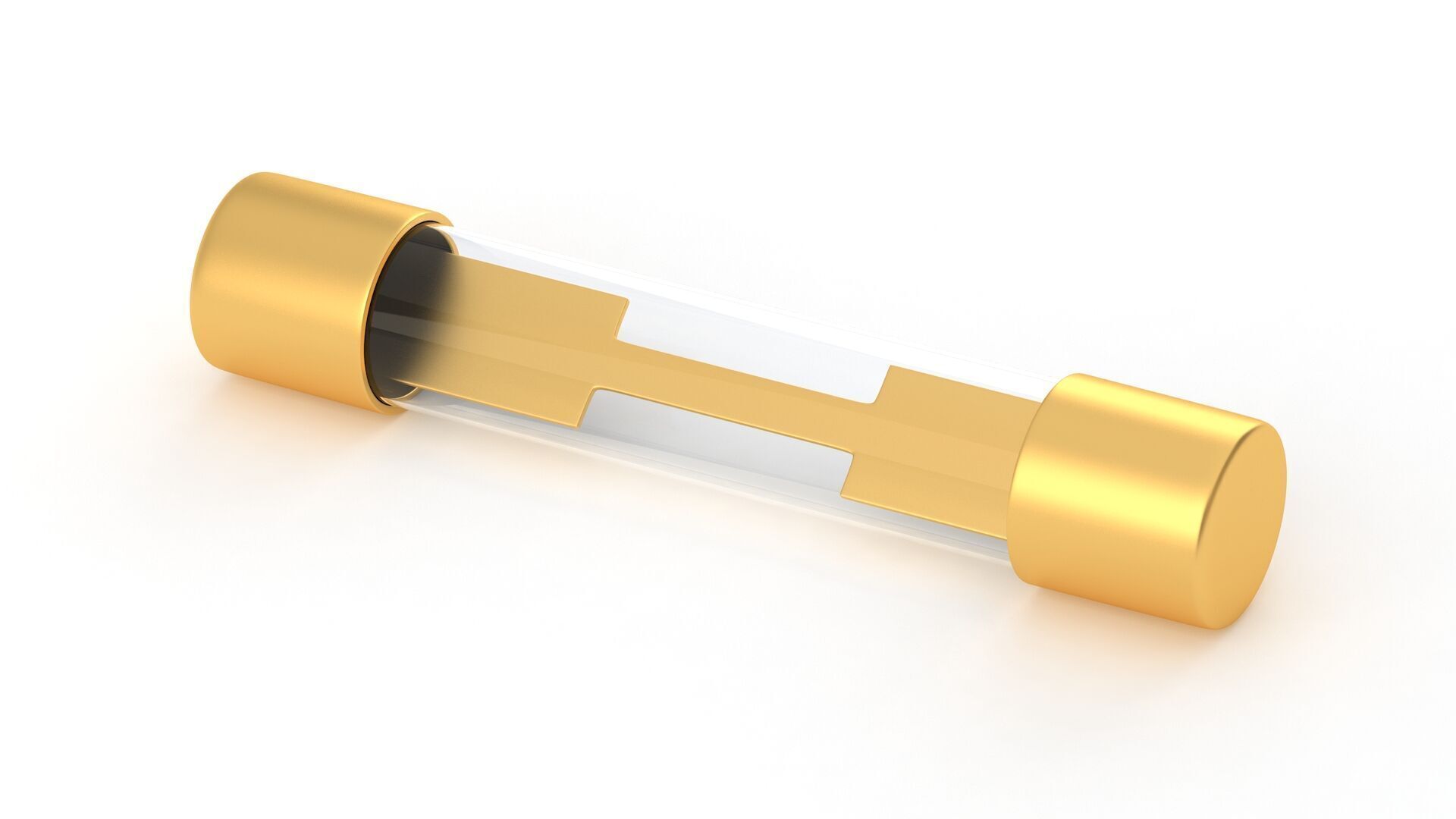 Glass Tube Fuse Gold Collection 3D model_8