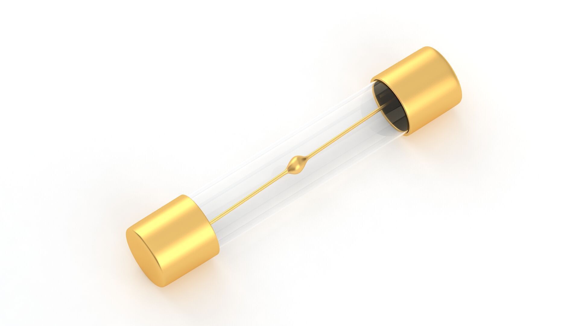 Glass Tube Fuse Gold Collection 3D model_16