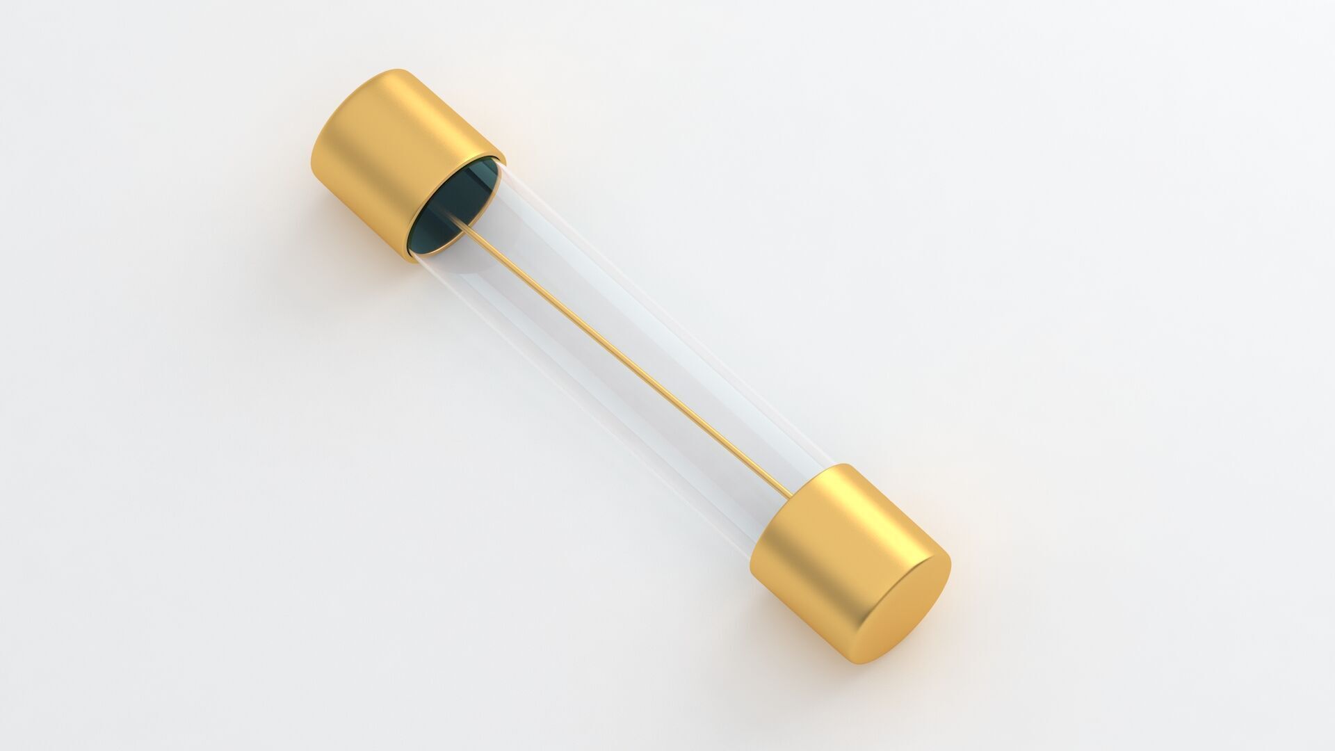 Glass Tube Fuse Gold Collection 3D model_3
