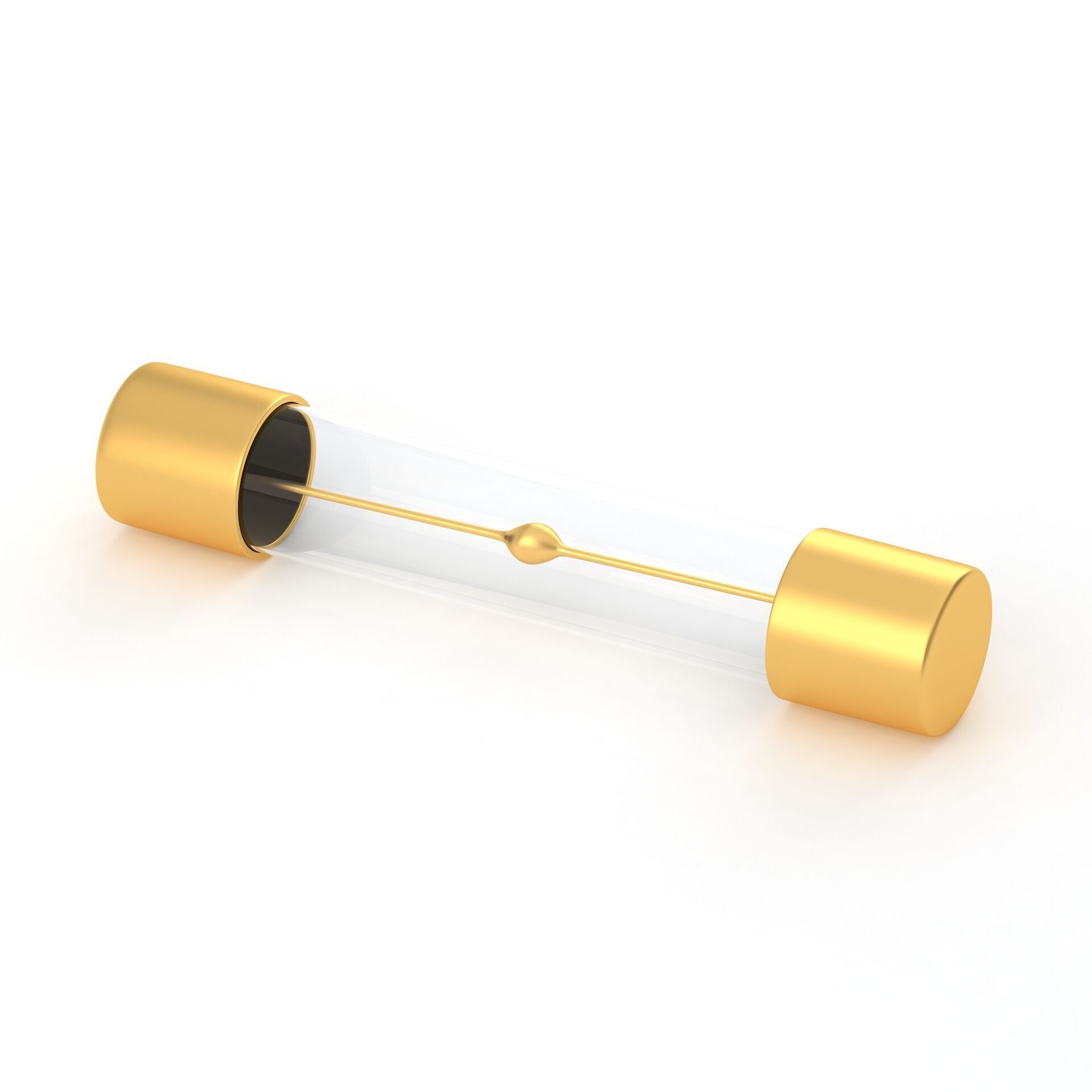 Glass Tube Fuse Gold Collection 3D model_13