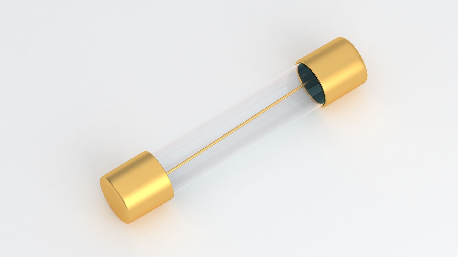 Glass Tube Fuse Gold Collection 3D model_4