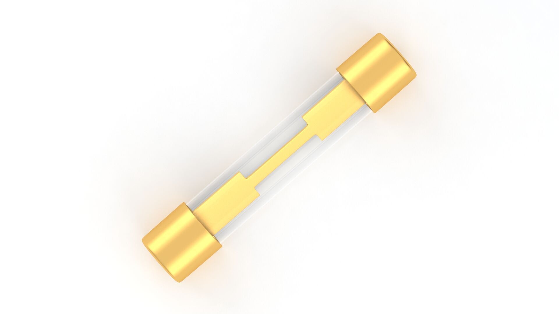 Glass Tube Fuse Gold Collection 3D model_12