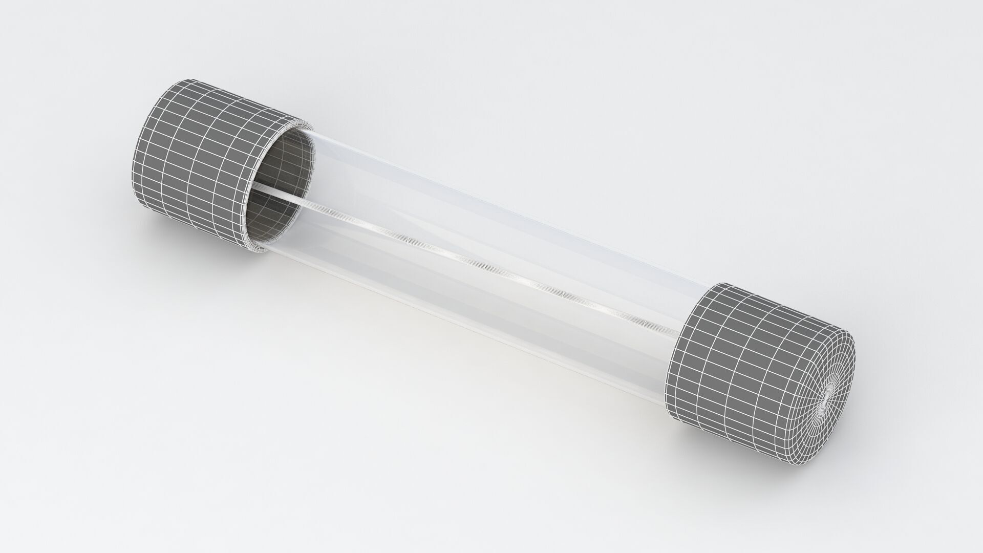 Glass Tube Fuse Gold Collection 3D model_32