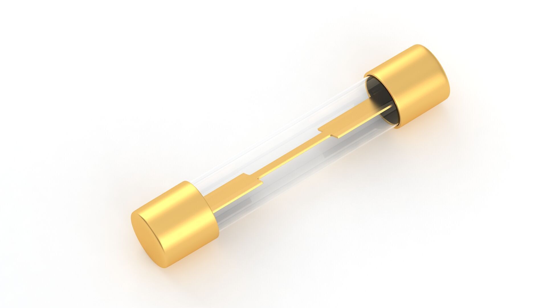 Glass Tube Fuse Gold Collection 3D model_10