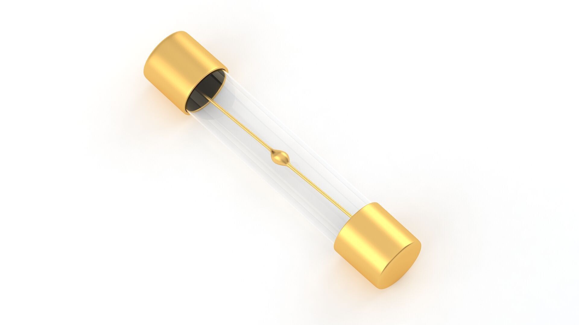 Glass Tube Fuse Gold Collection 3D model_15