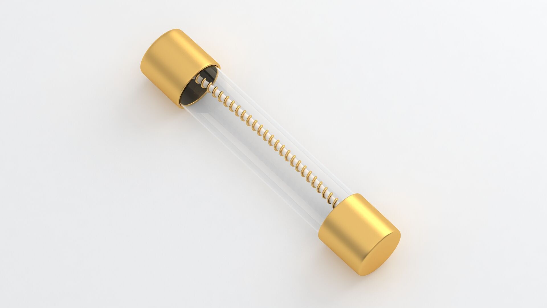 Glass Tube Fuse Gold Collection 3D model_21