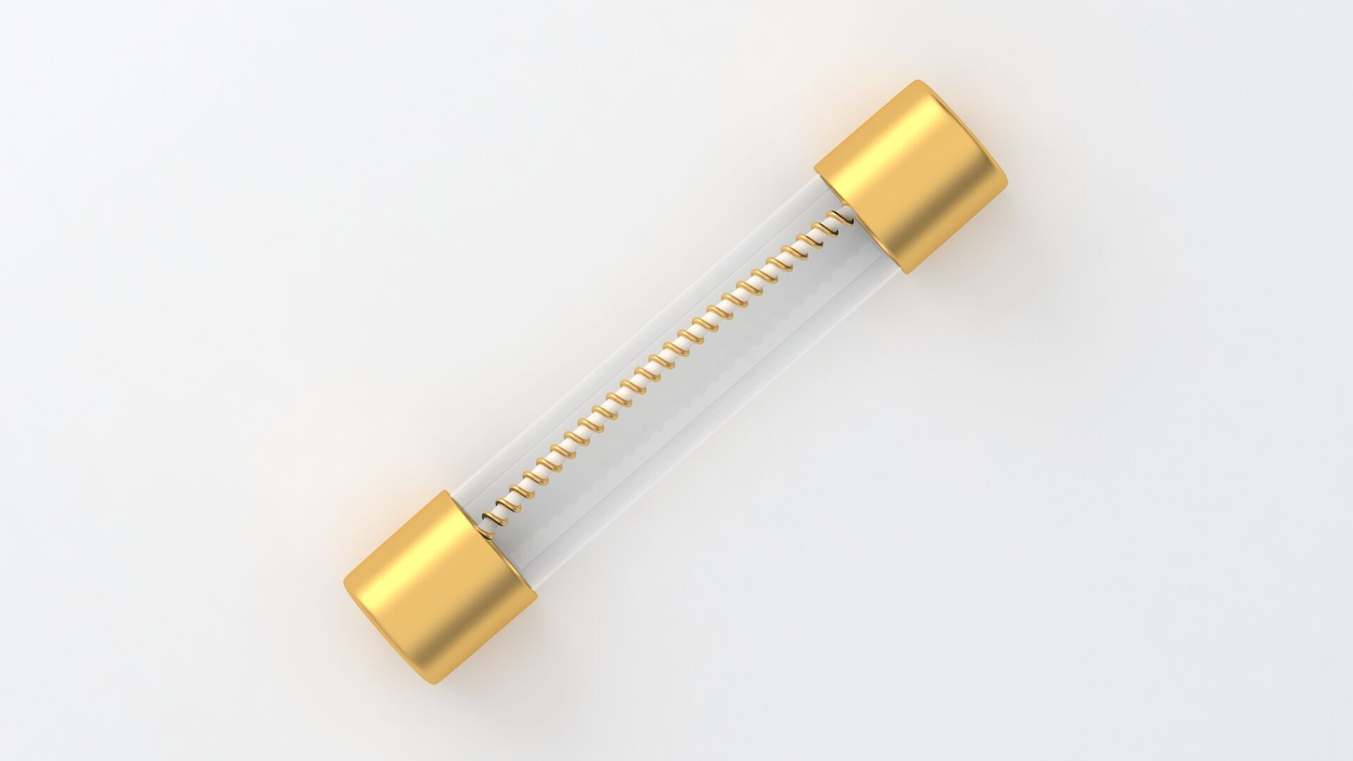 Glass Tube Fuse Gold Collection 3D model_24