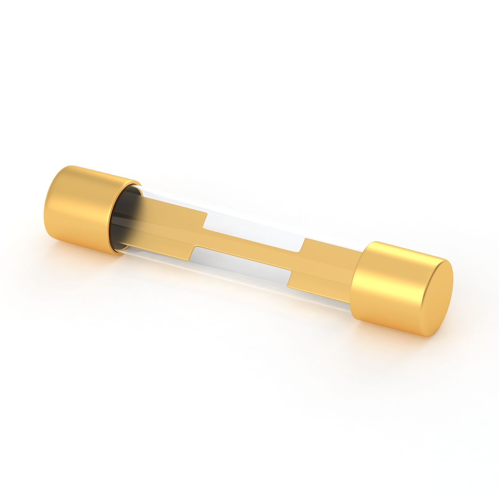 Glass Tube Fuse Gold Collection 3D model_7