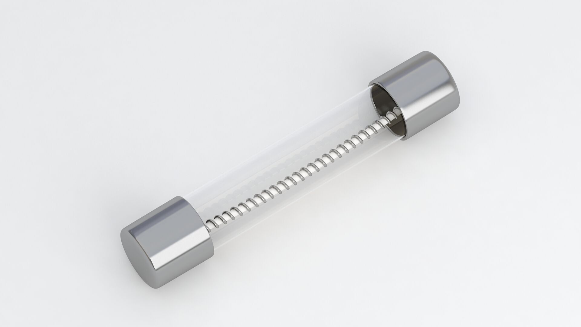 Glass Tube Fuse Silver Collection 3D model_22