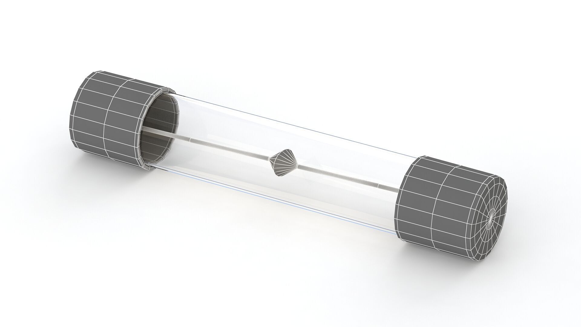 Glass Tube Fuse Silver Collection 3D model_31