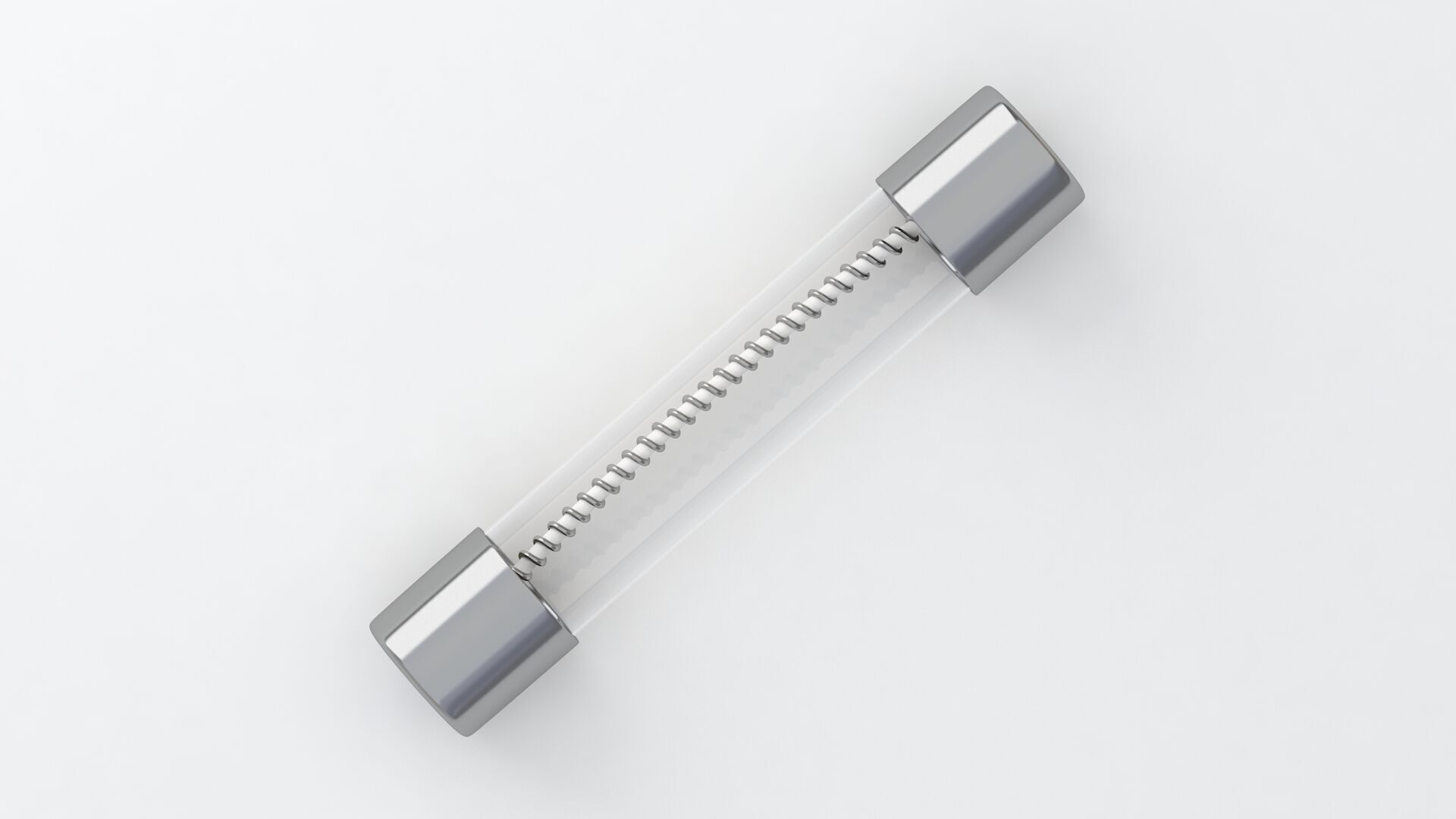 Glass Tube Fuse Silver Collection 3D model_24