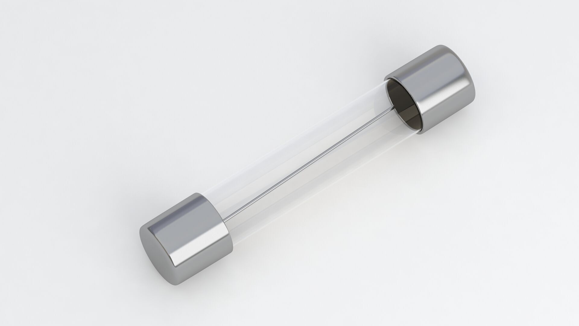 Glass Tube Fuse Silver Collection 3D model_4