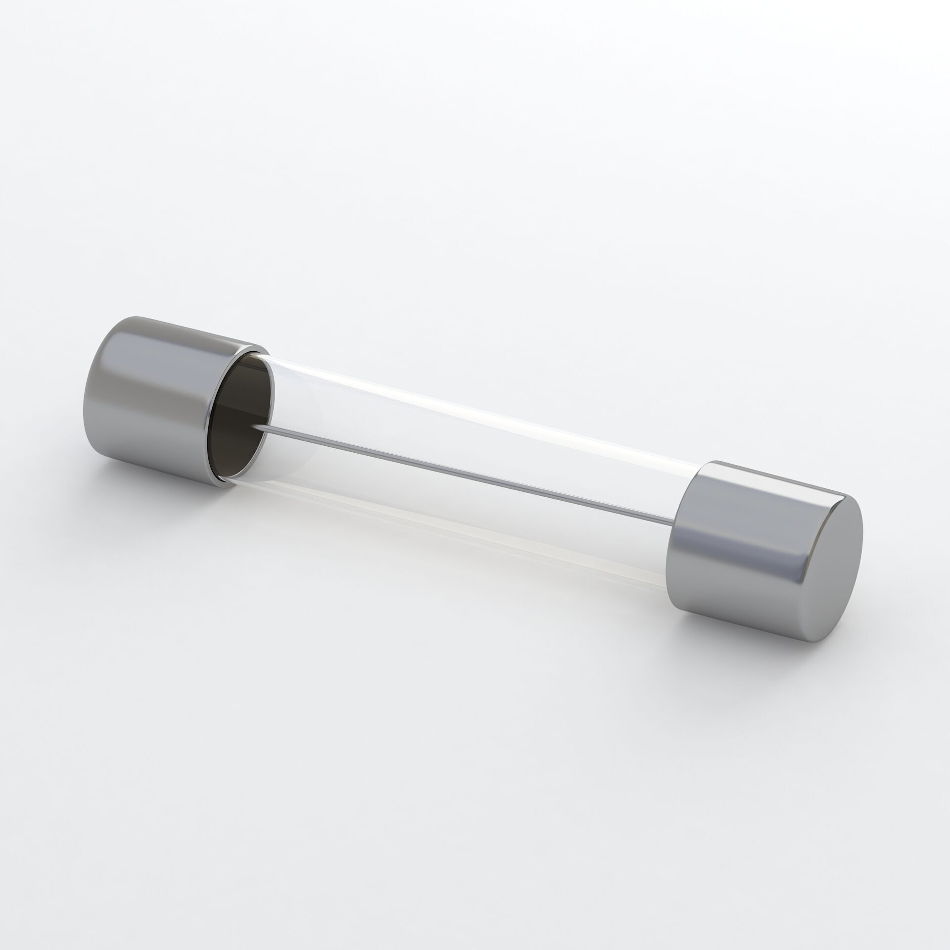 Glass Tube Fuse Silver Collection 3D model_1