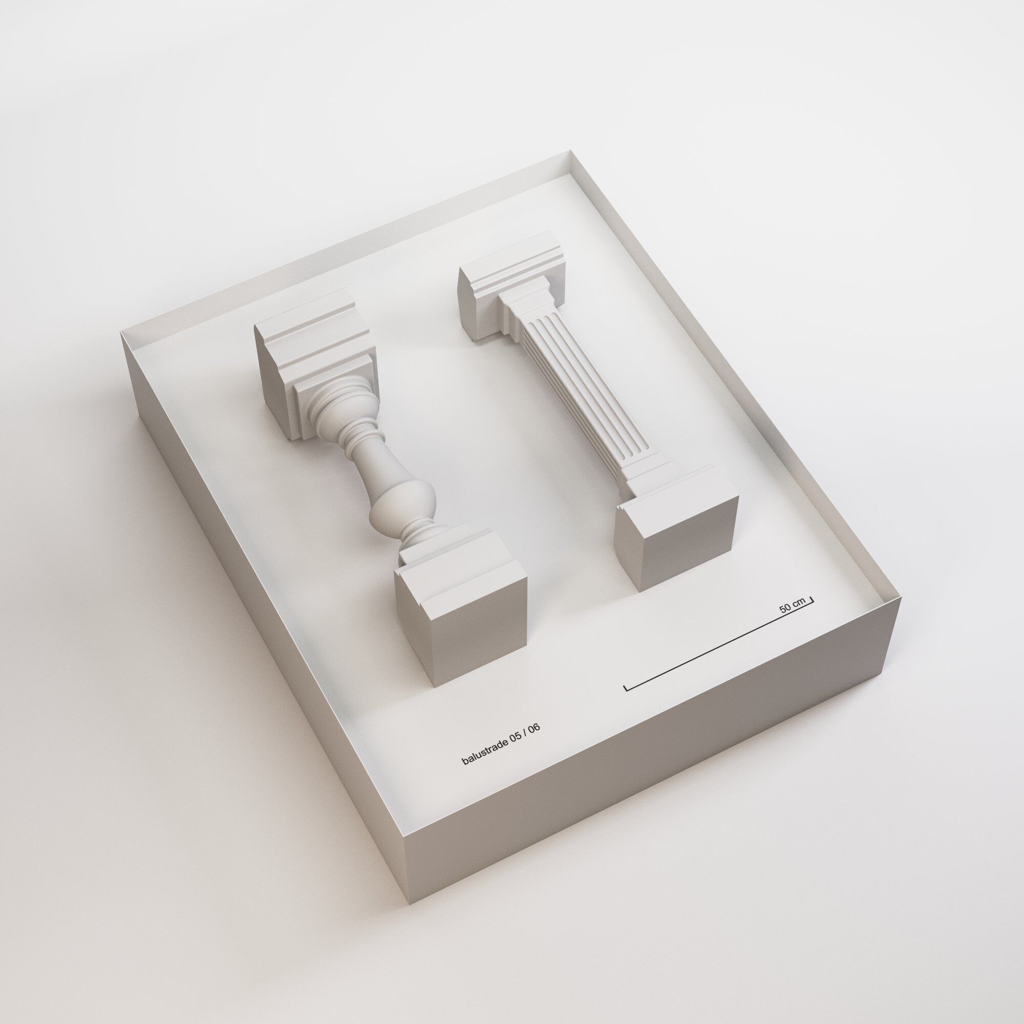 Historical Elements - Ballustrades 3D model_2