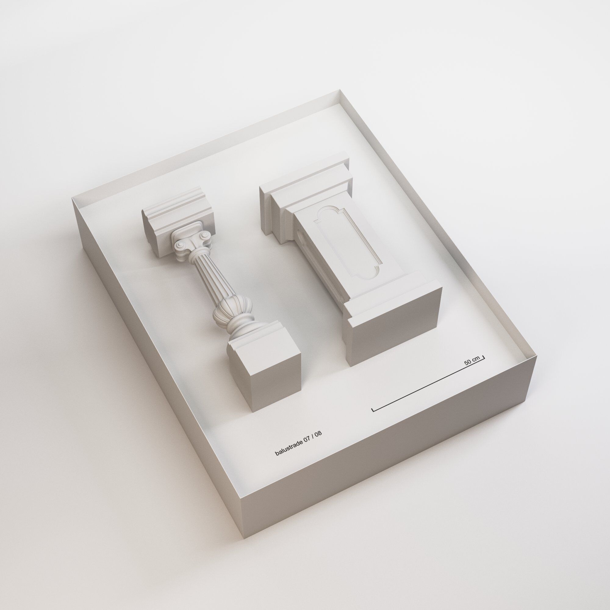 Historical Elements - Ballustrades 3D model_3