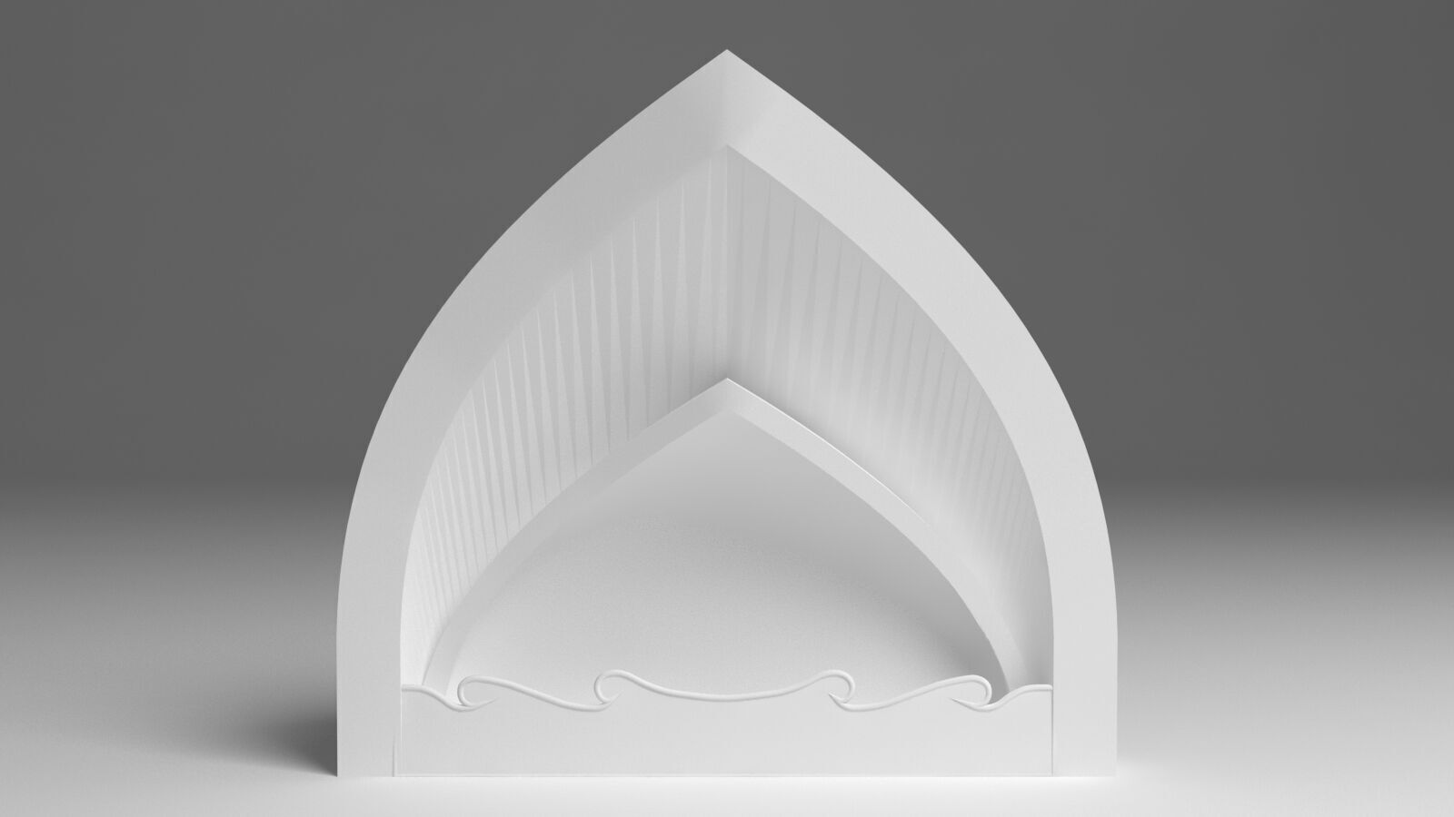 Indian Arch 3D model_4