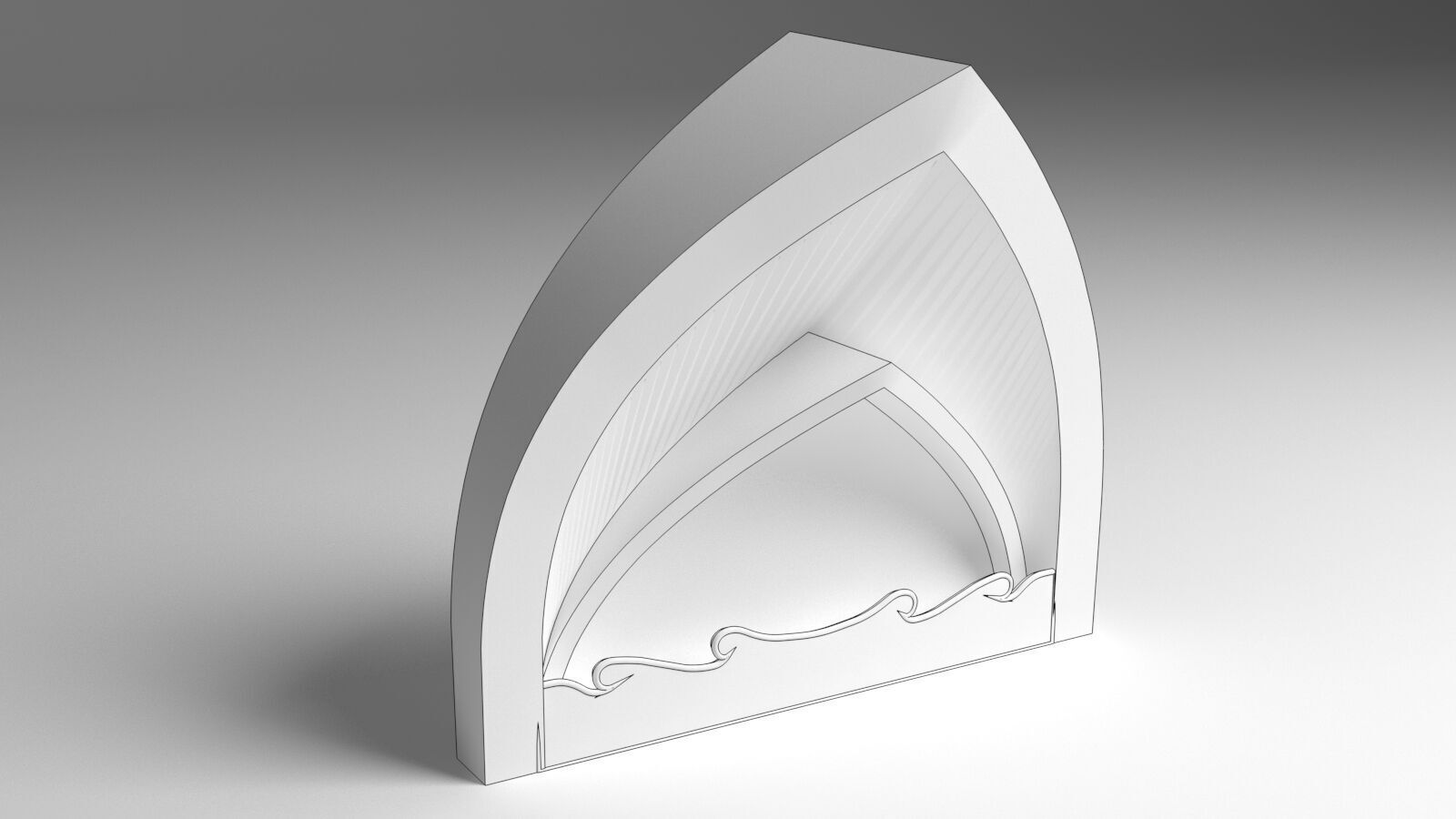 Indian Arch 3D model_1