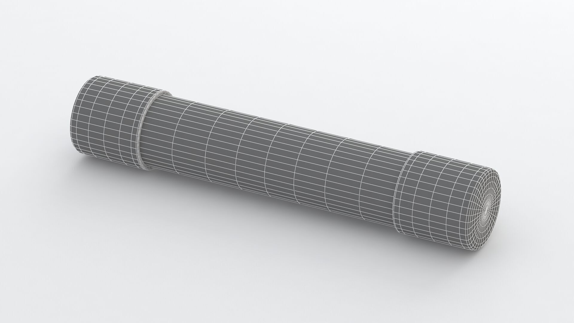 Glass Tube Fuse Gold 01 3D model_6