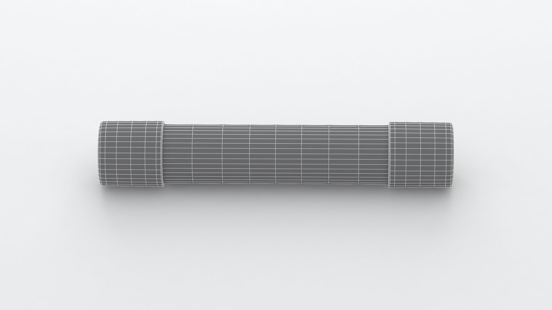 Glass Tube Fuse Gold 01 3D model_9