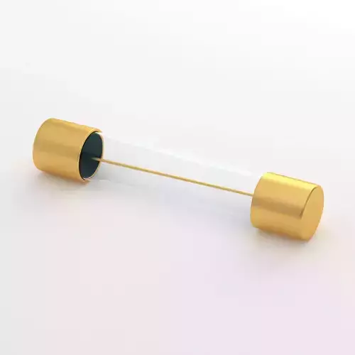 Glass Tube Fuse Gold 01