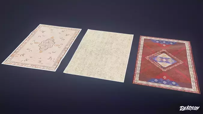 SUBURBS - Rugs 03 - LOW POLY