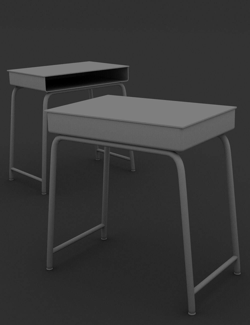 class room  3D model_6