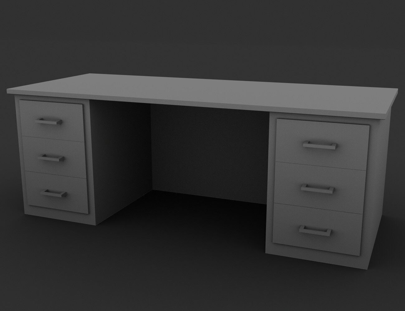 class room  3D model_7