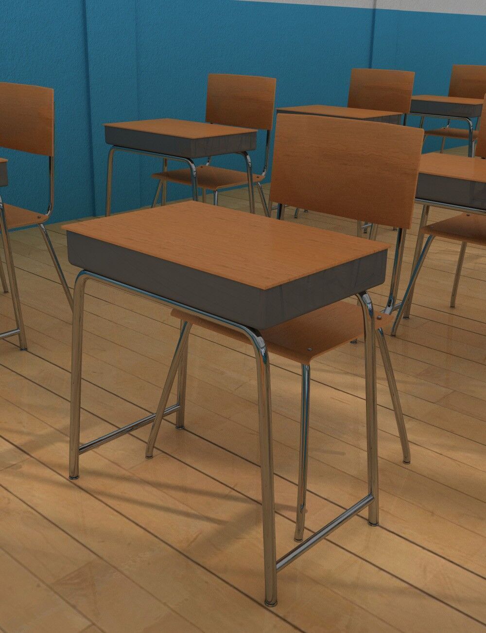 class room  3D model_1
