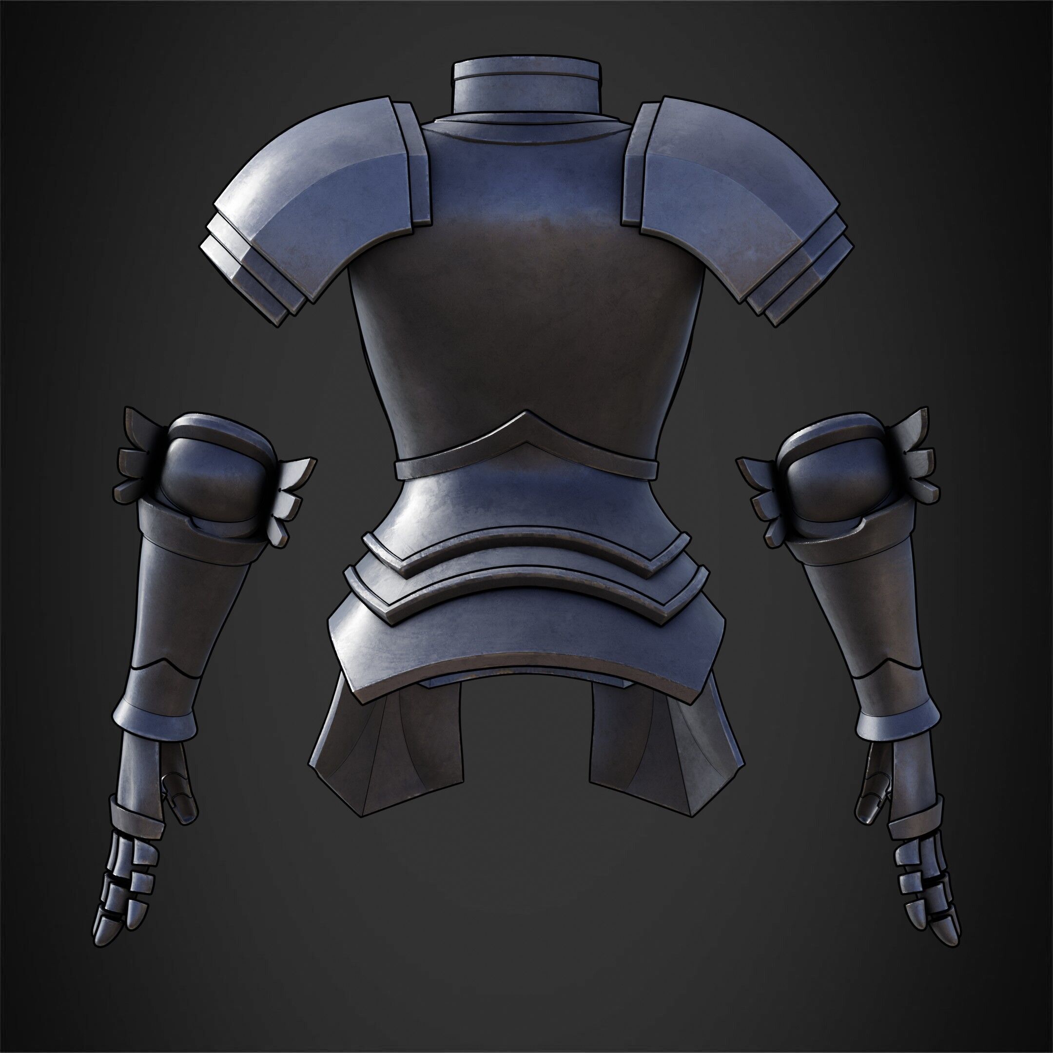 Fairy Tail Erza Scarlet Heart Kreuz Armor for Cosplay 3D print model_6