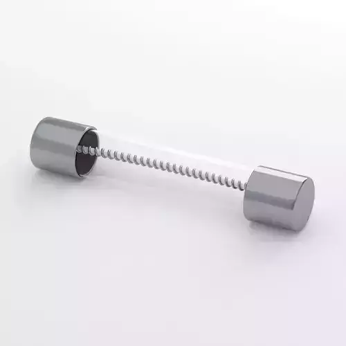 Glass Tube Fuse Silver 04