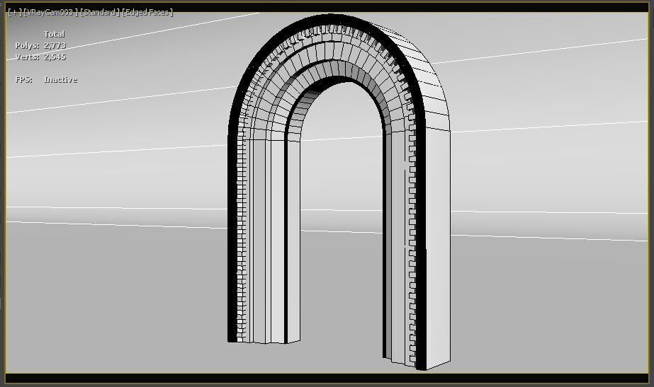 English Arch 3D model_10