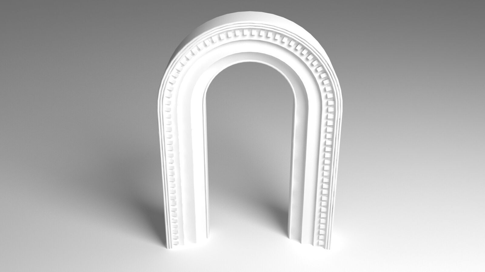 English Arch 3D model_7
