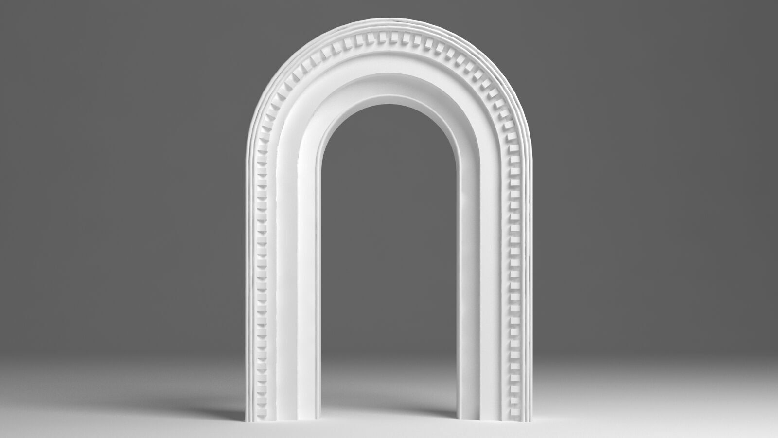 English Arch 3D model_4