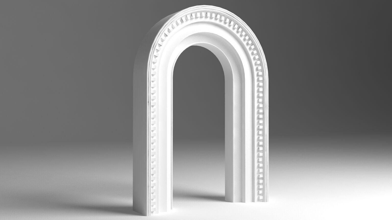 English Arch 3D model_5