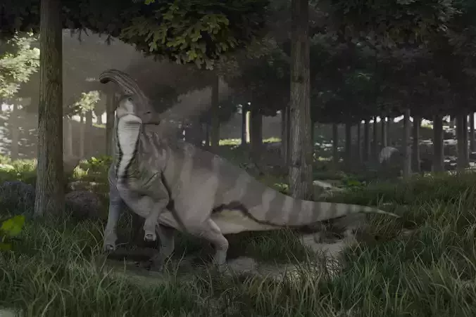 Parasaurolophus walkeri - Rig