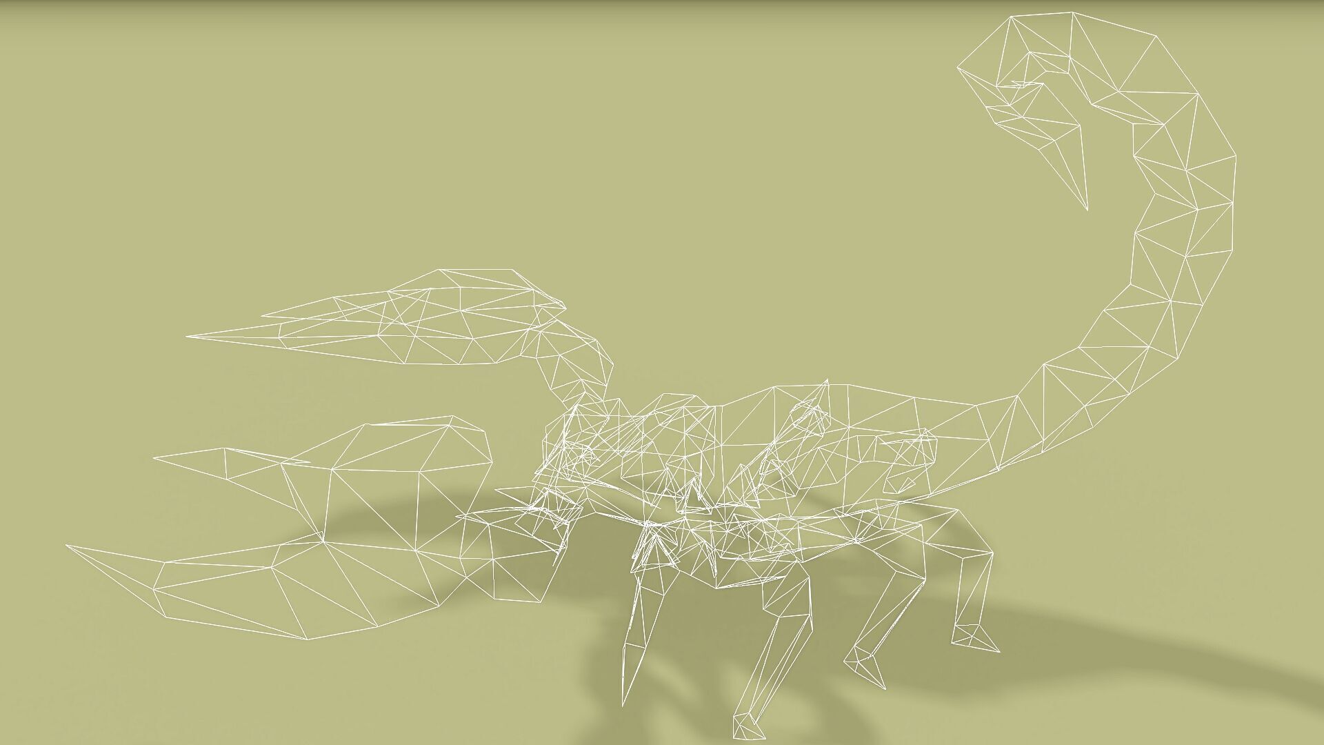 SCORPION RIGGED ANIMATED 4 Low-poly 3D model_11