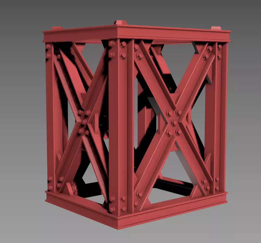 Modular Trellis A00 3dprint 3D print model_0