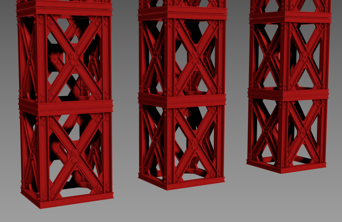 Modular Trellis A00 3dprint 3D print model_3