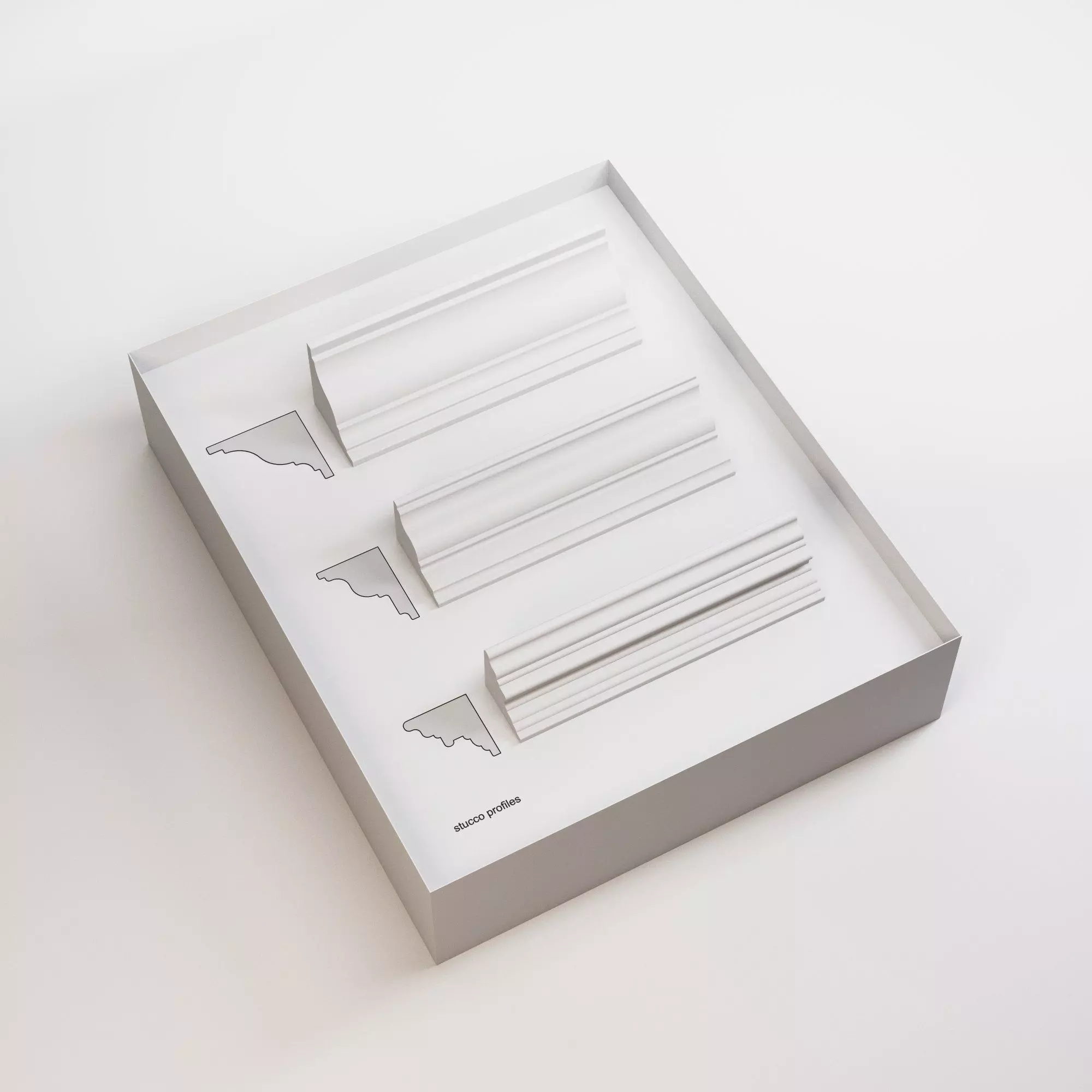 Historical Elements - Stucco Profiles 3D model_0