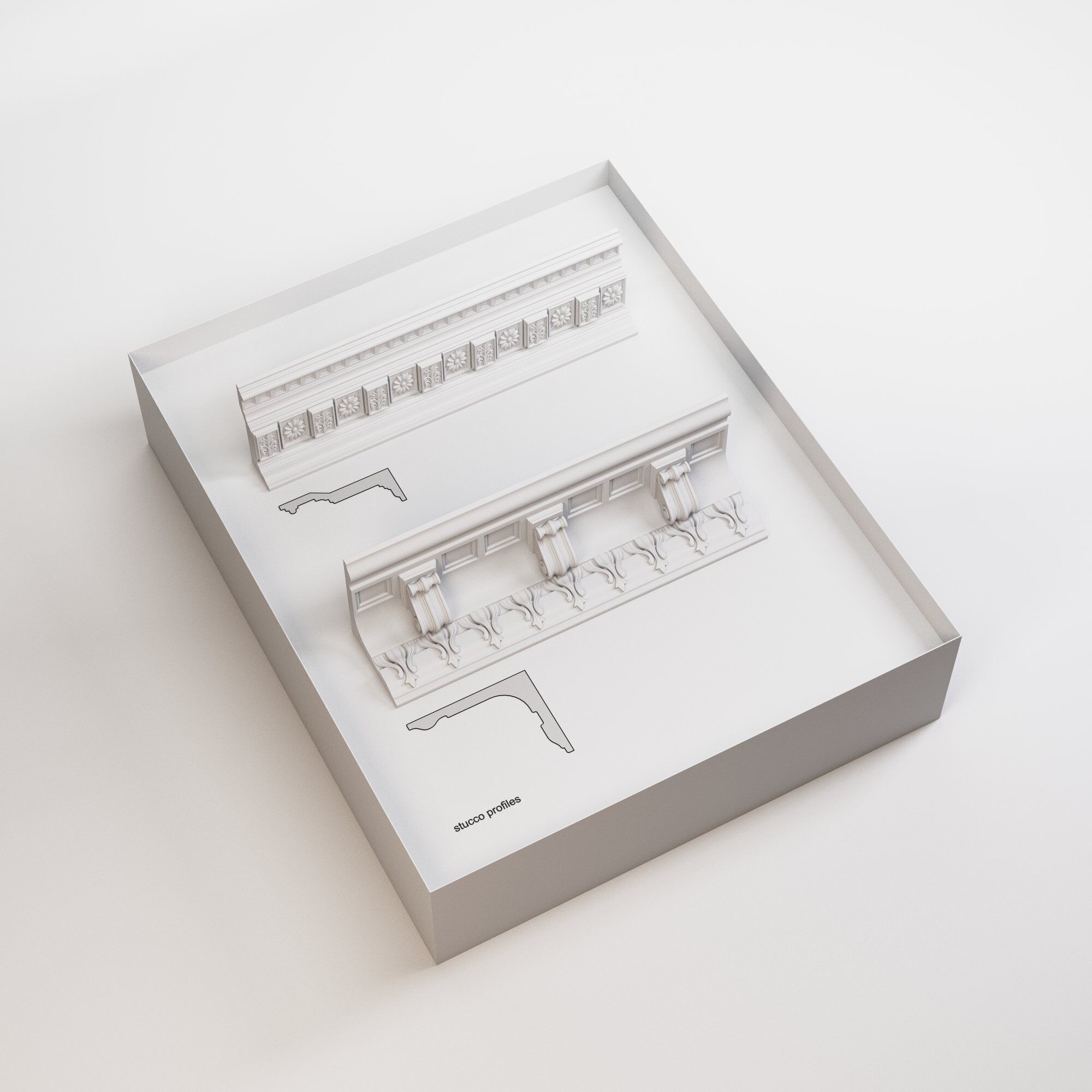 Historical Elements - Stucco Profiles 3D model_8