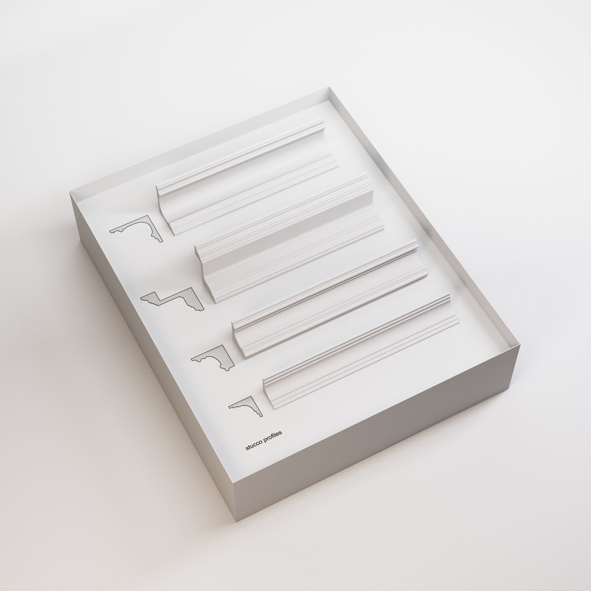 Historical Elements - Stucco Profiles 3D model_5