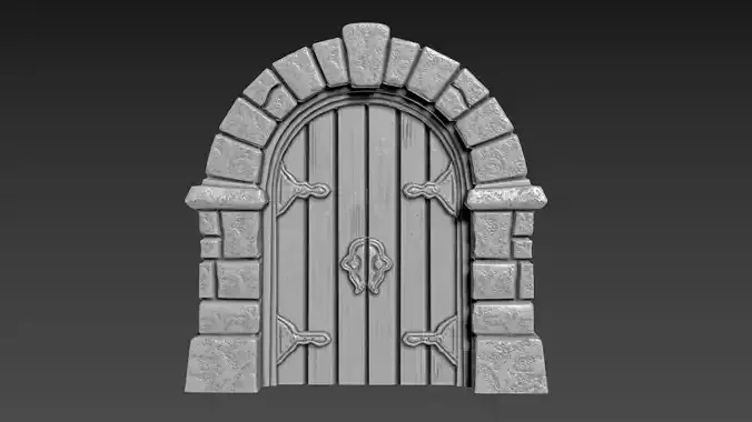 Door Stone Arch 3D print model