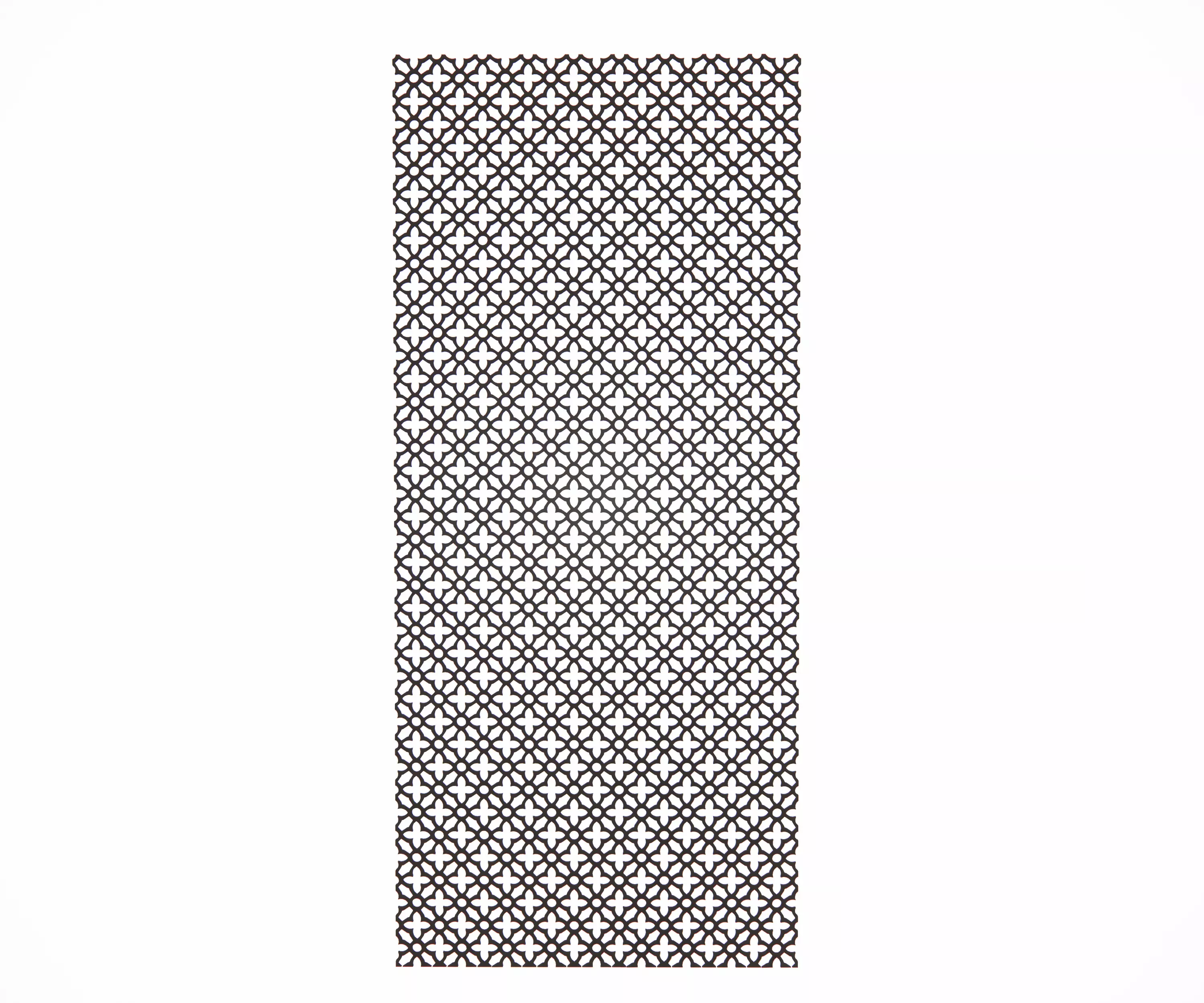 French Formal Screen Floral 3D model_0