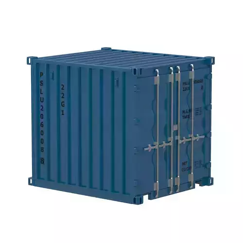8ft Shipping Container Gray