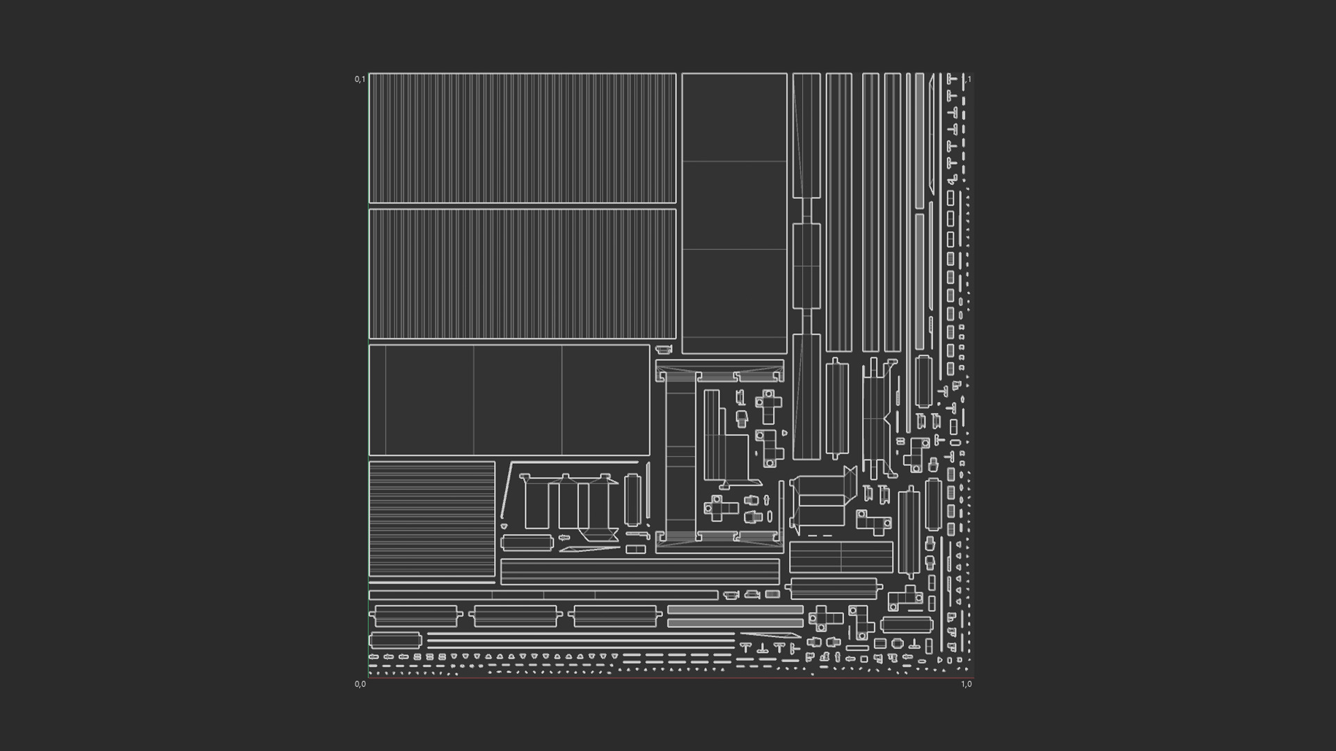 Containers Low-poly 3D model_12