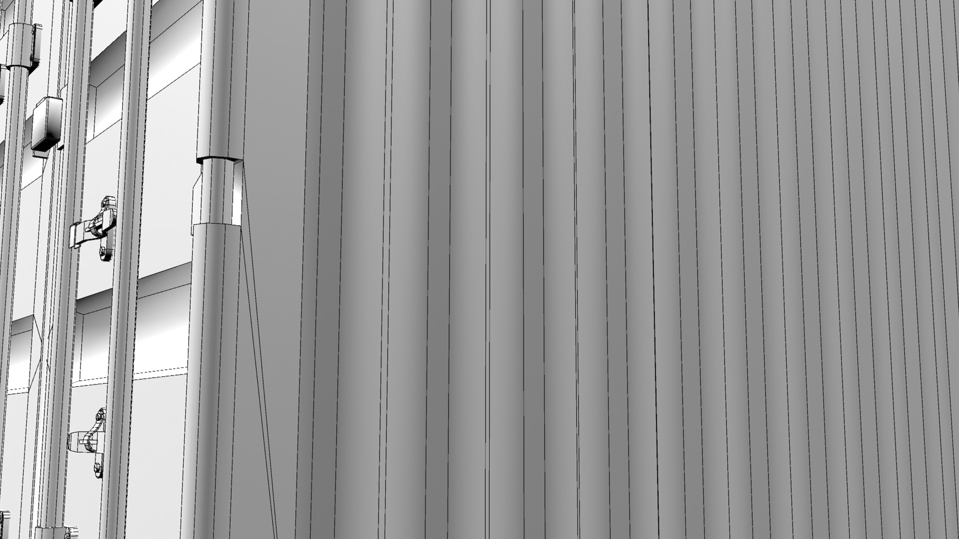 Containers Low-poly 3D model_10