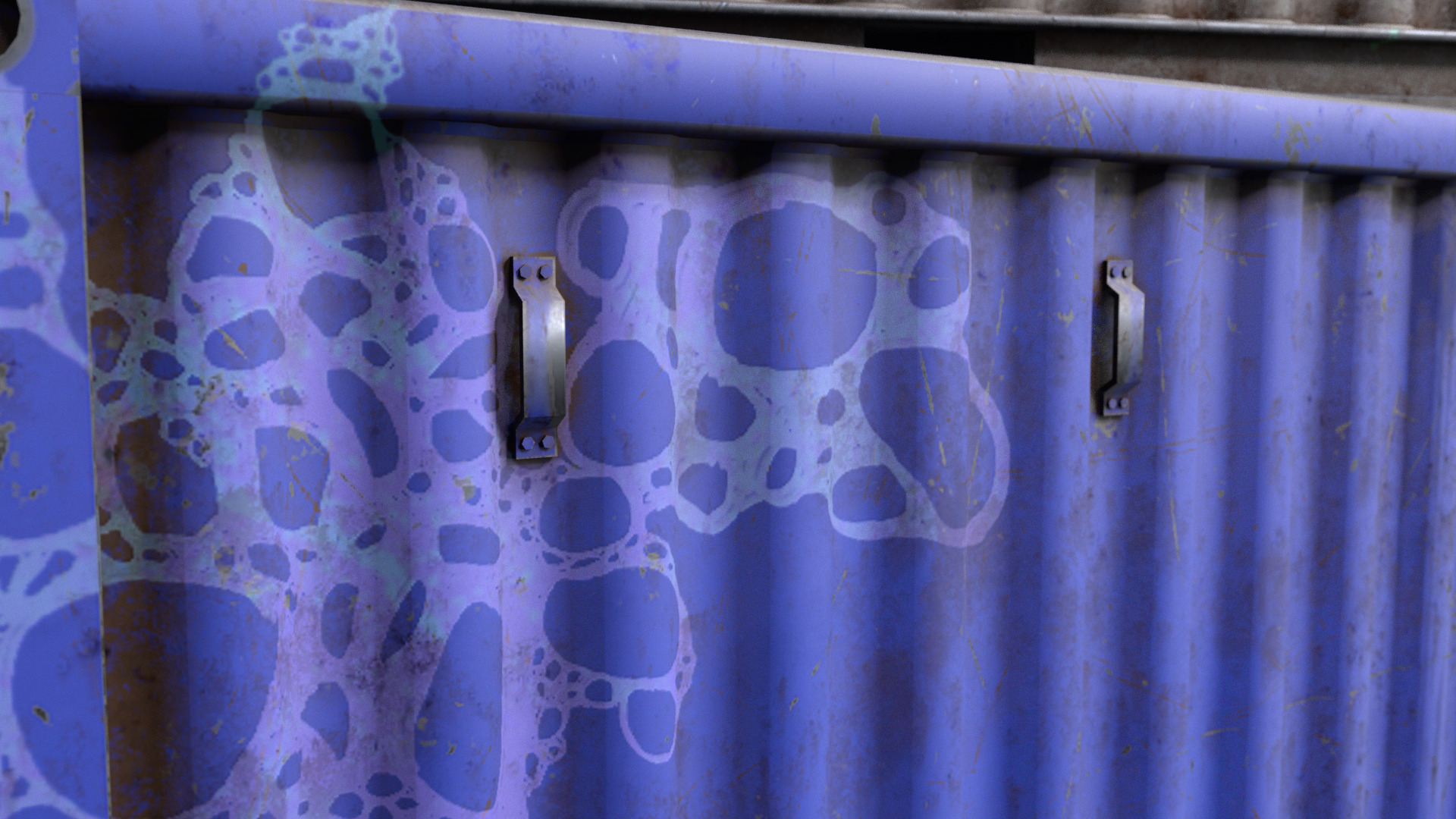 Containers Low-poly 3D model_6