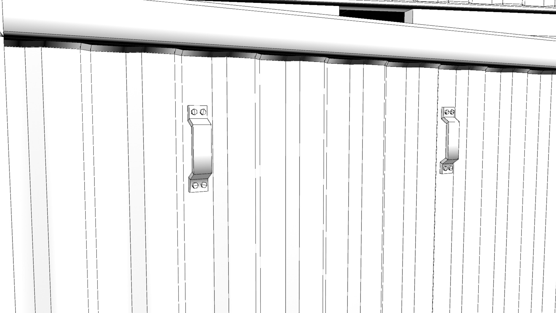 Containers Low-poly 3D model_9